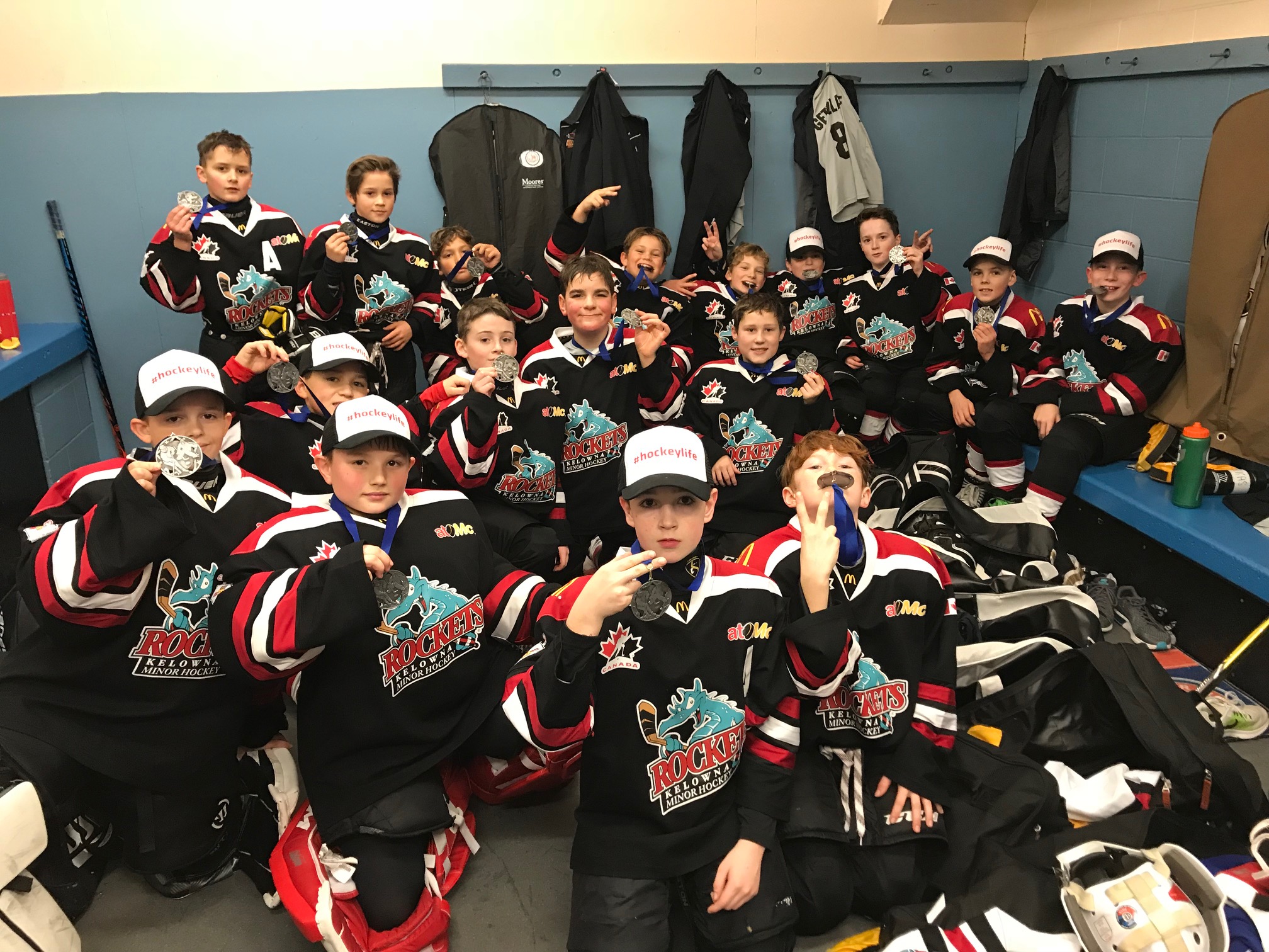 ATOM DEVELOPMENT B KELOWNA BUCKAROOS TAKE HOME SILVER IN THEIR HOME